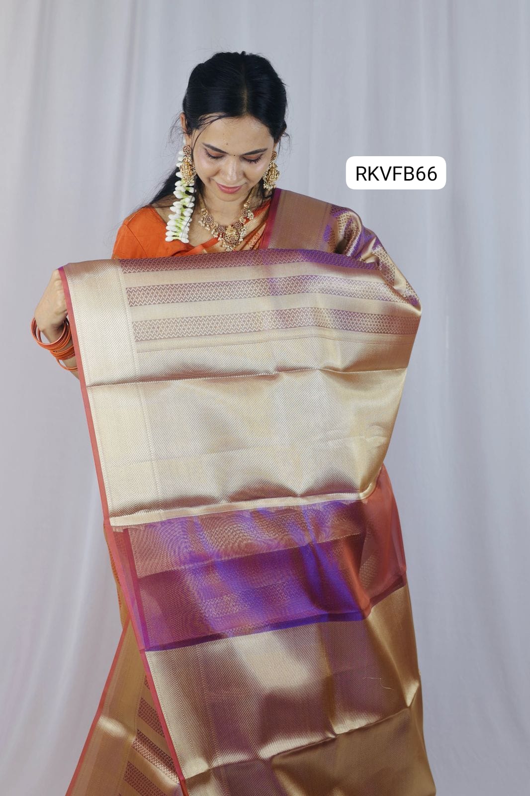 Tissue semi silk saree ❌