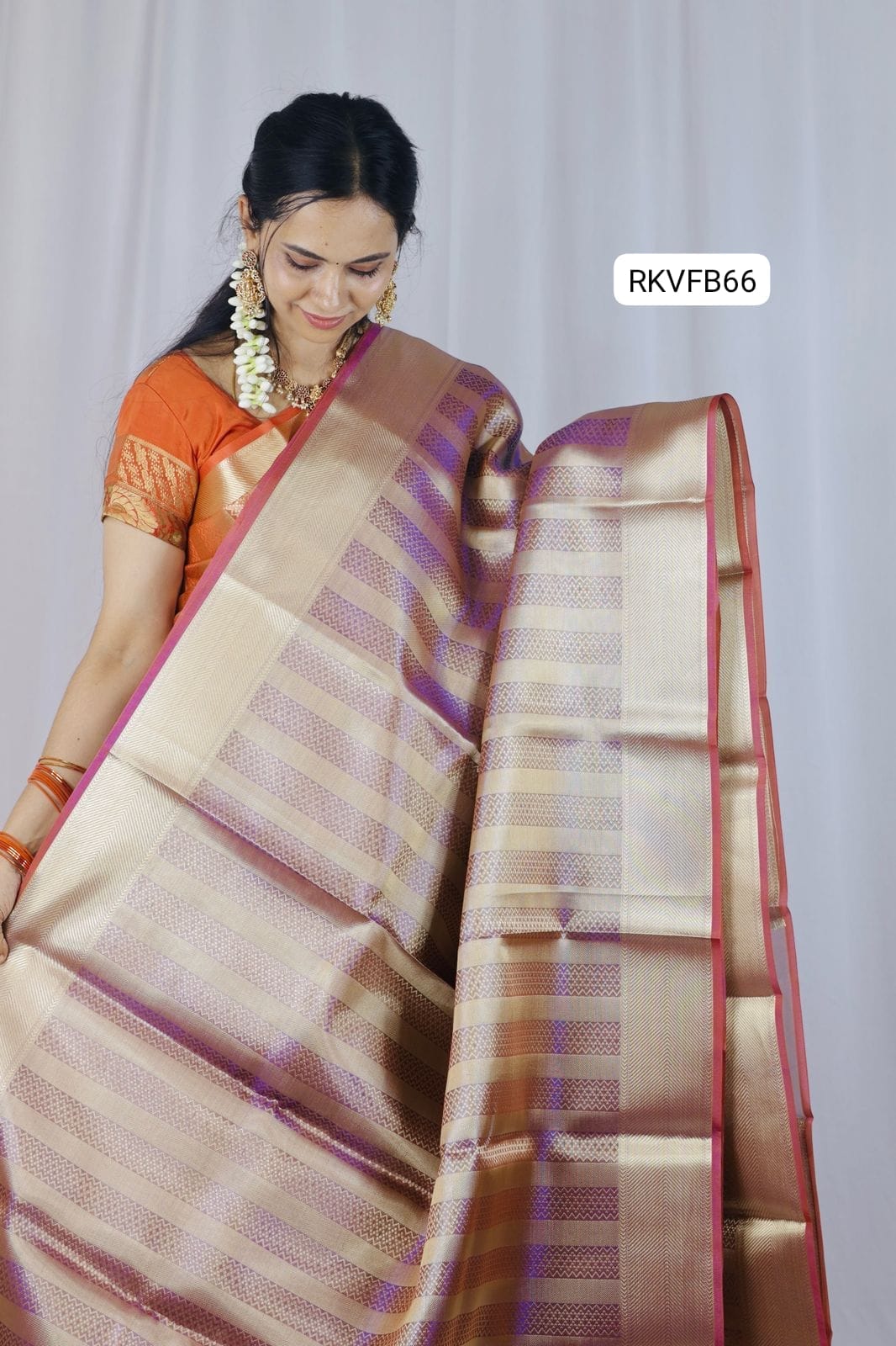 Tissue semi silk saree ❌