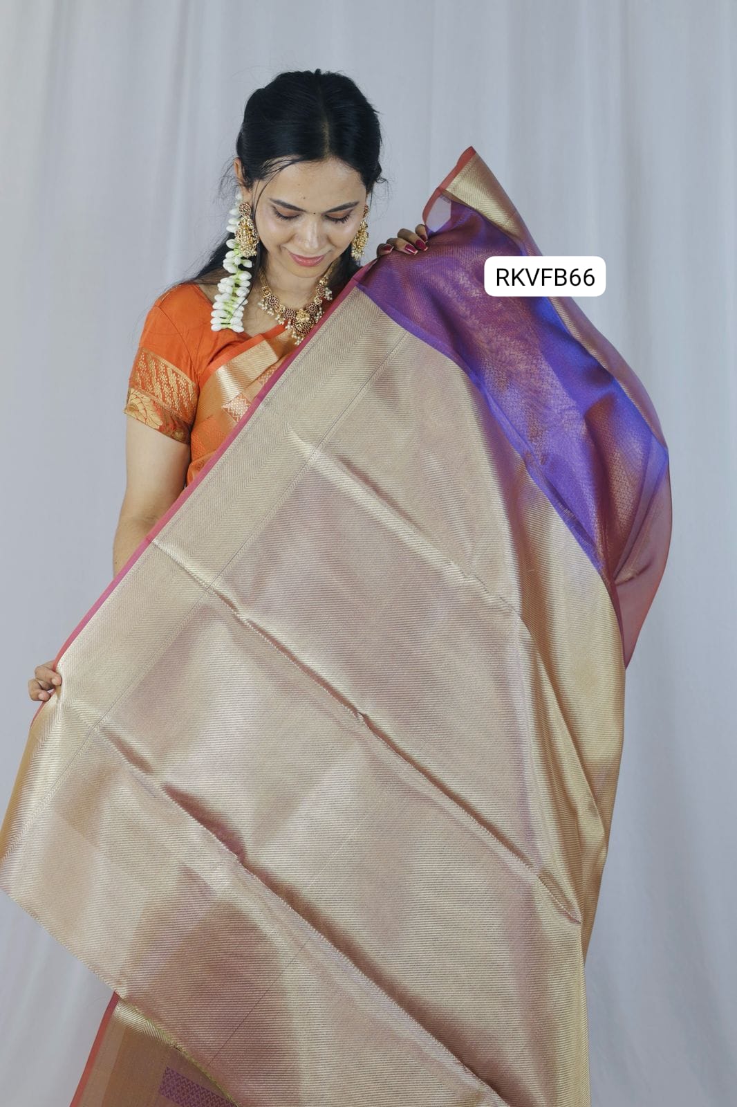 Tissue semi silk saree ❌