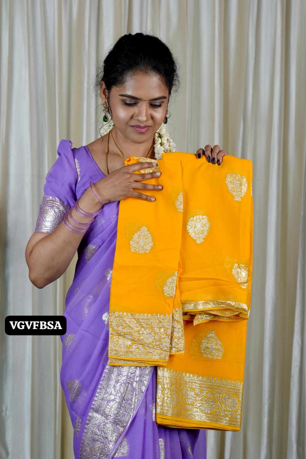 Viscose georgette Saree 🥳