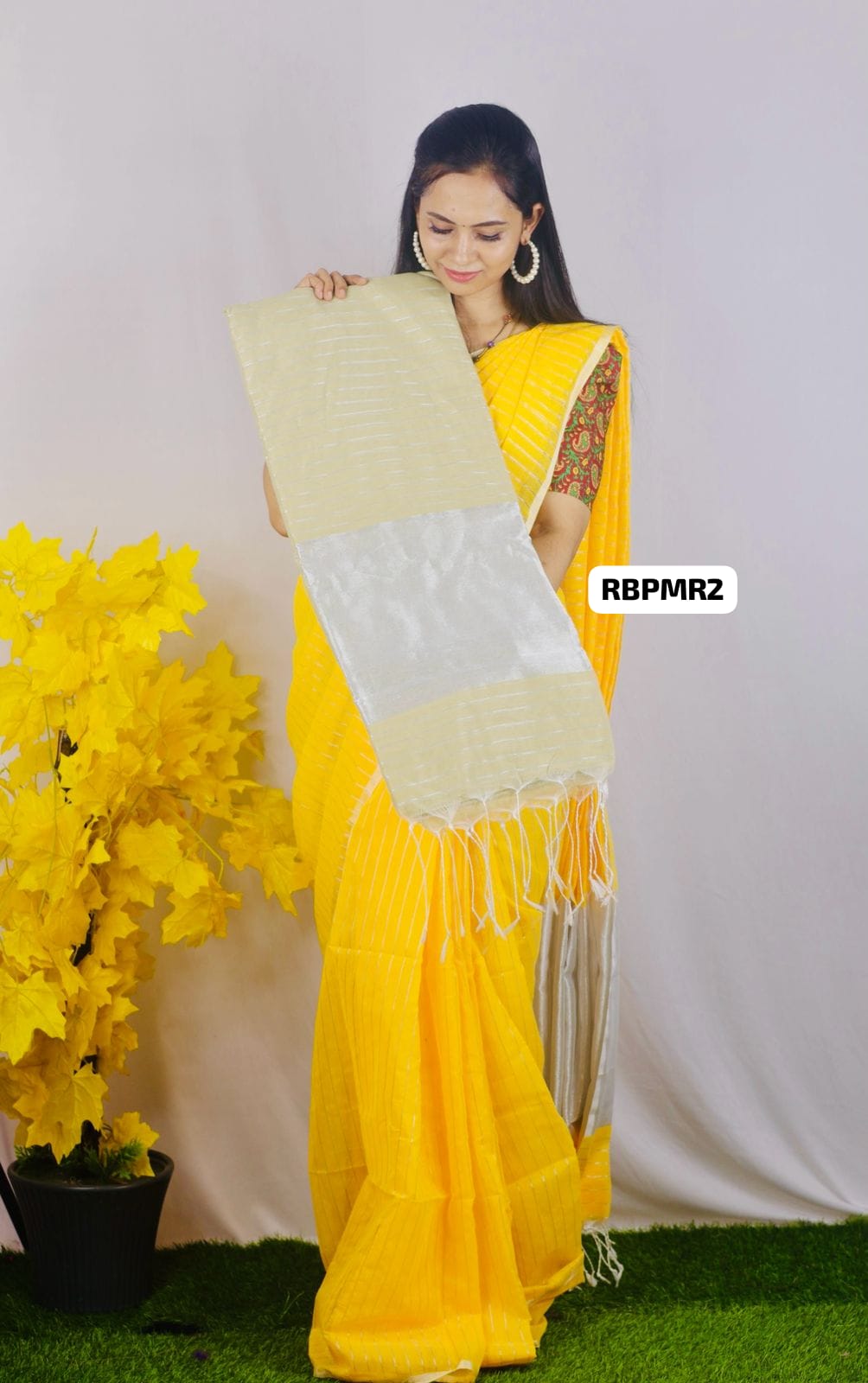 Semi silk cotton saree 🥳