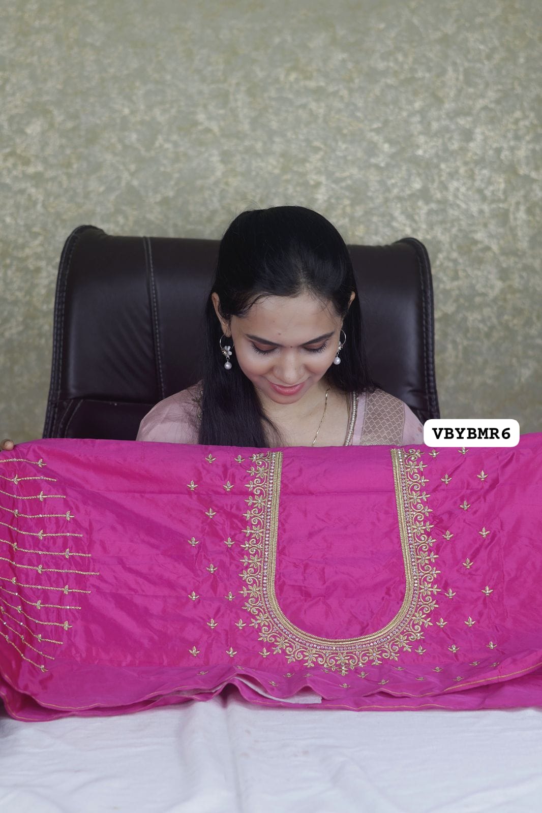 Combo offer 😍 Golden soft tissue saree + work blouse 😍