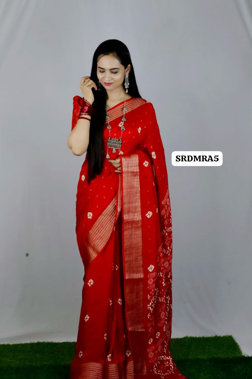 Premium viscose chiffon saree 🥳