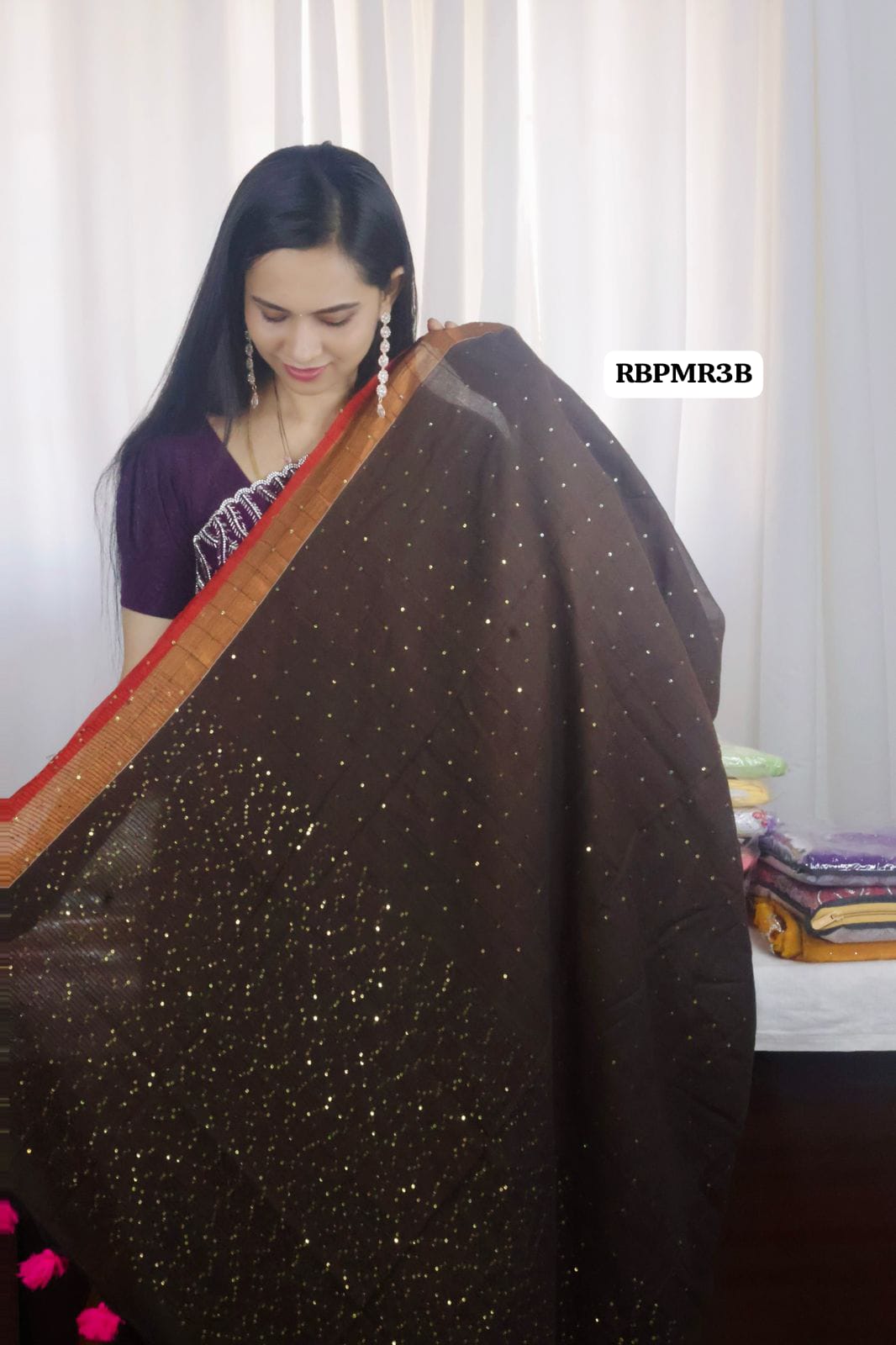 Pure mul cotton sequence handloom saree With running blouseš„³