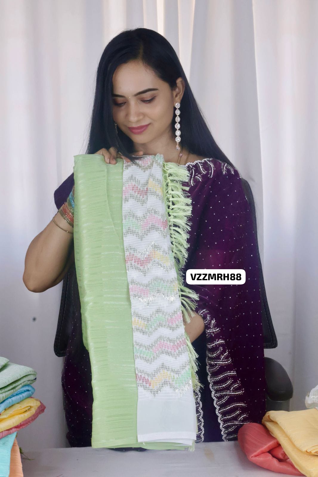 Office wear chiffon saree offer ❌