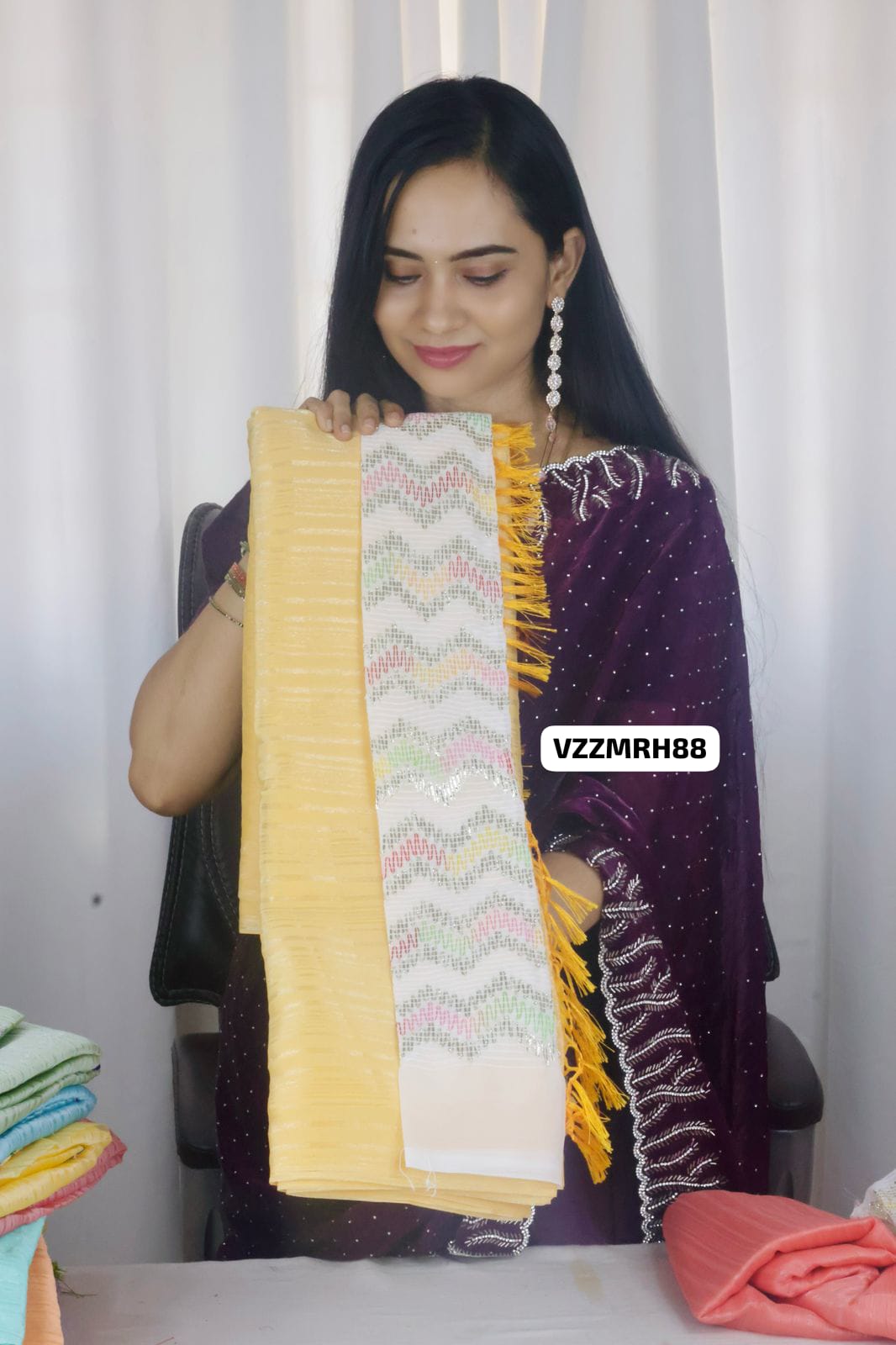 Office wear chiffon saree offer❌