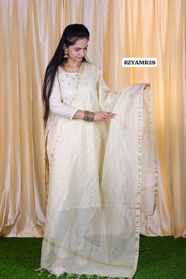 Unstirched MERCERISED SILK COTTON SALWAR SET 🥳