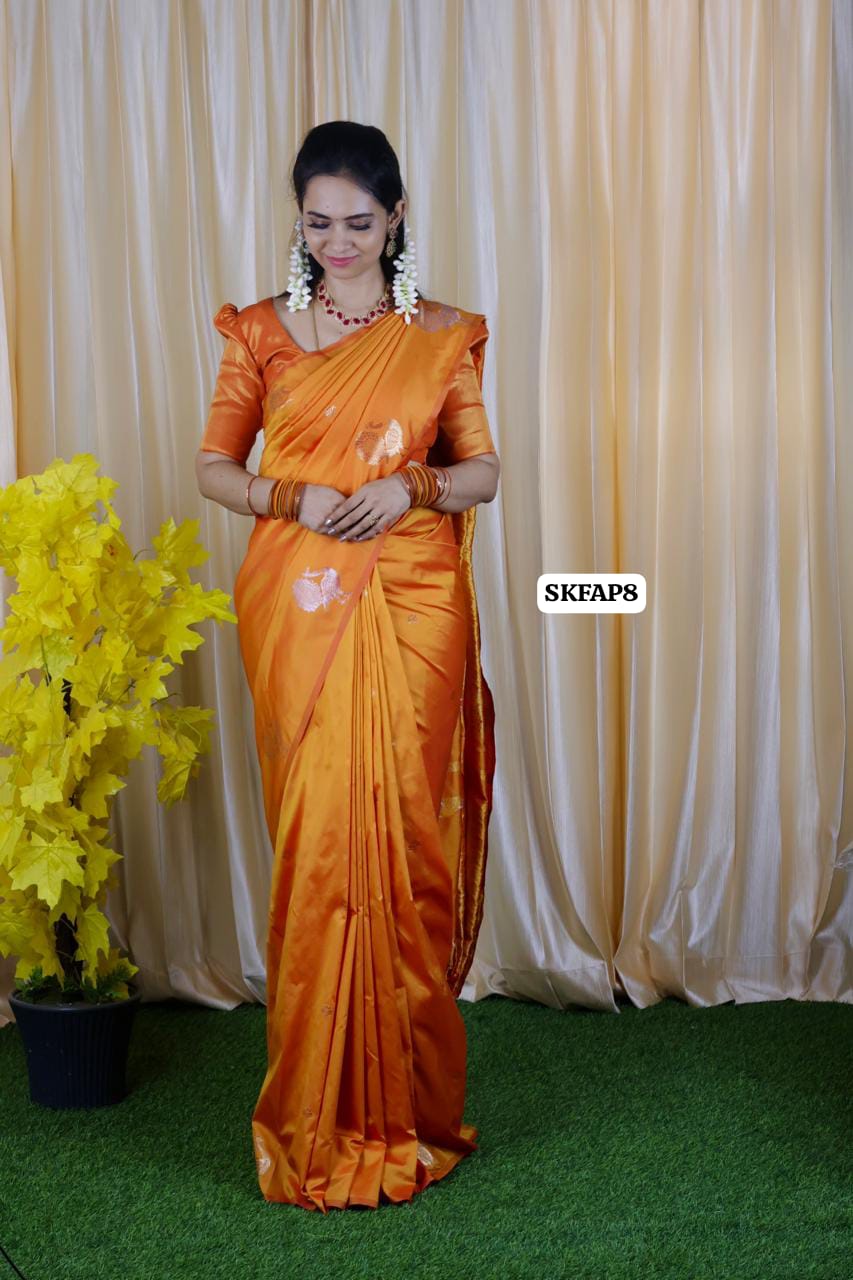 Trending semi soft silk saree 🥳✅