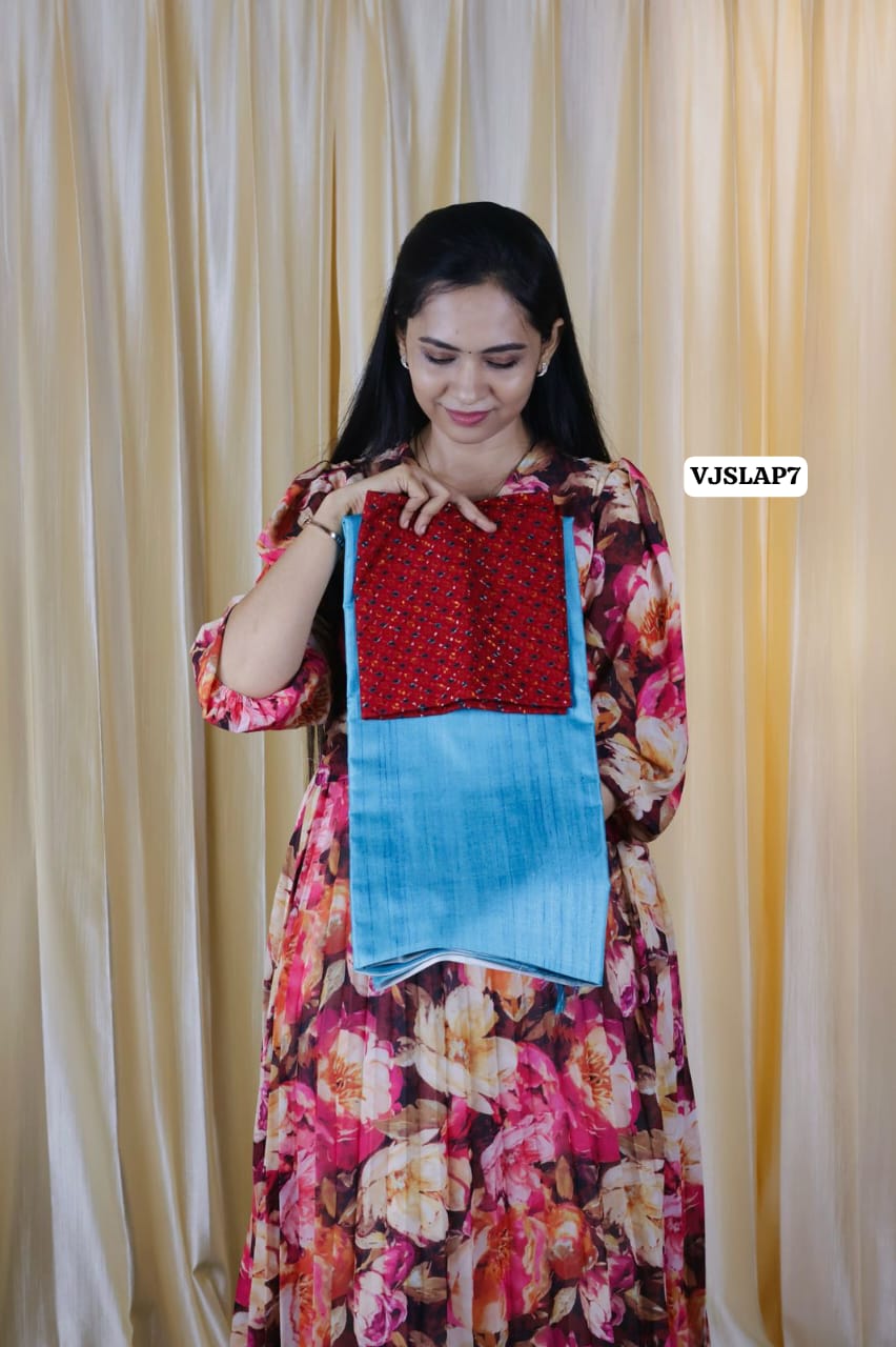 Soft smooth cotton silk feel in moonga tussar silk ❌