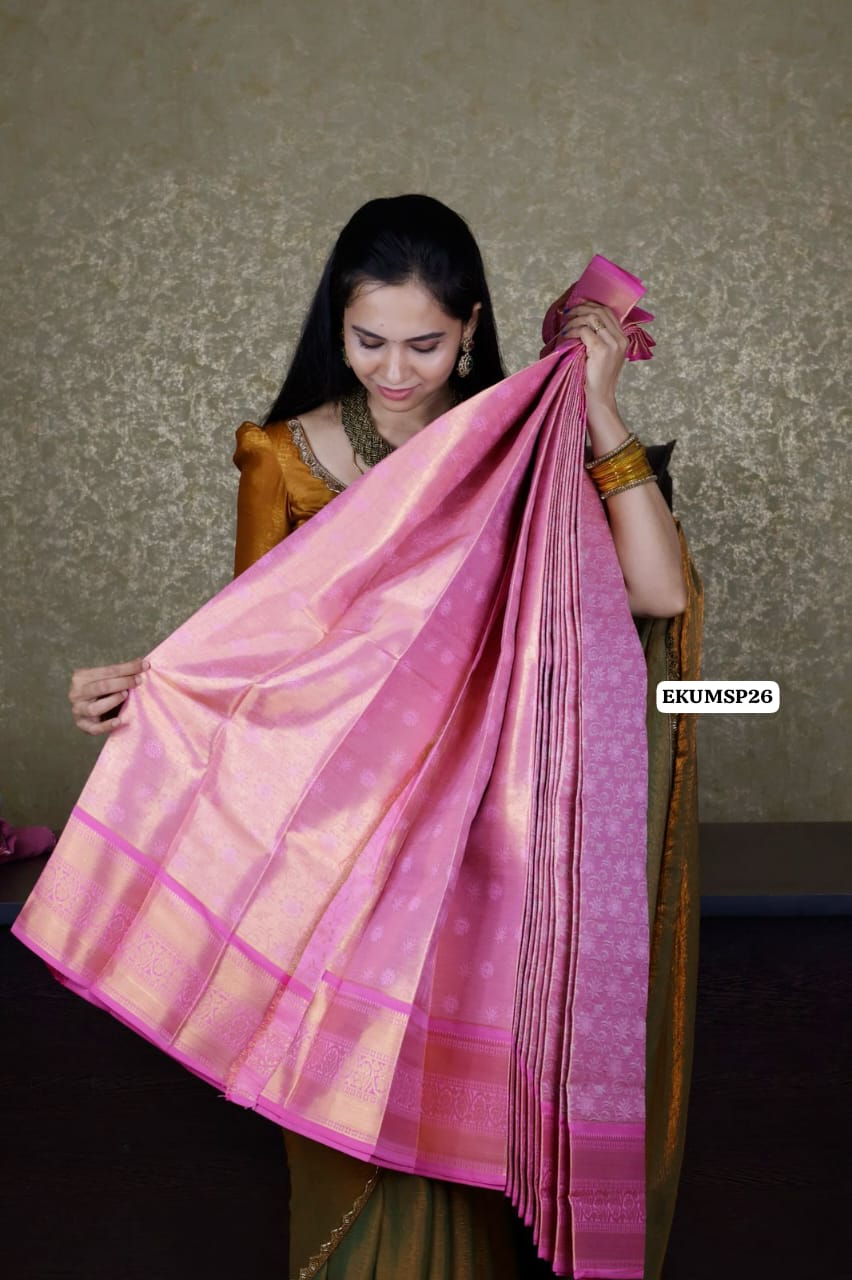 Kanchi semi silk saree at just Rs.1599šš„³