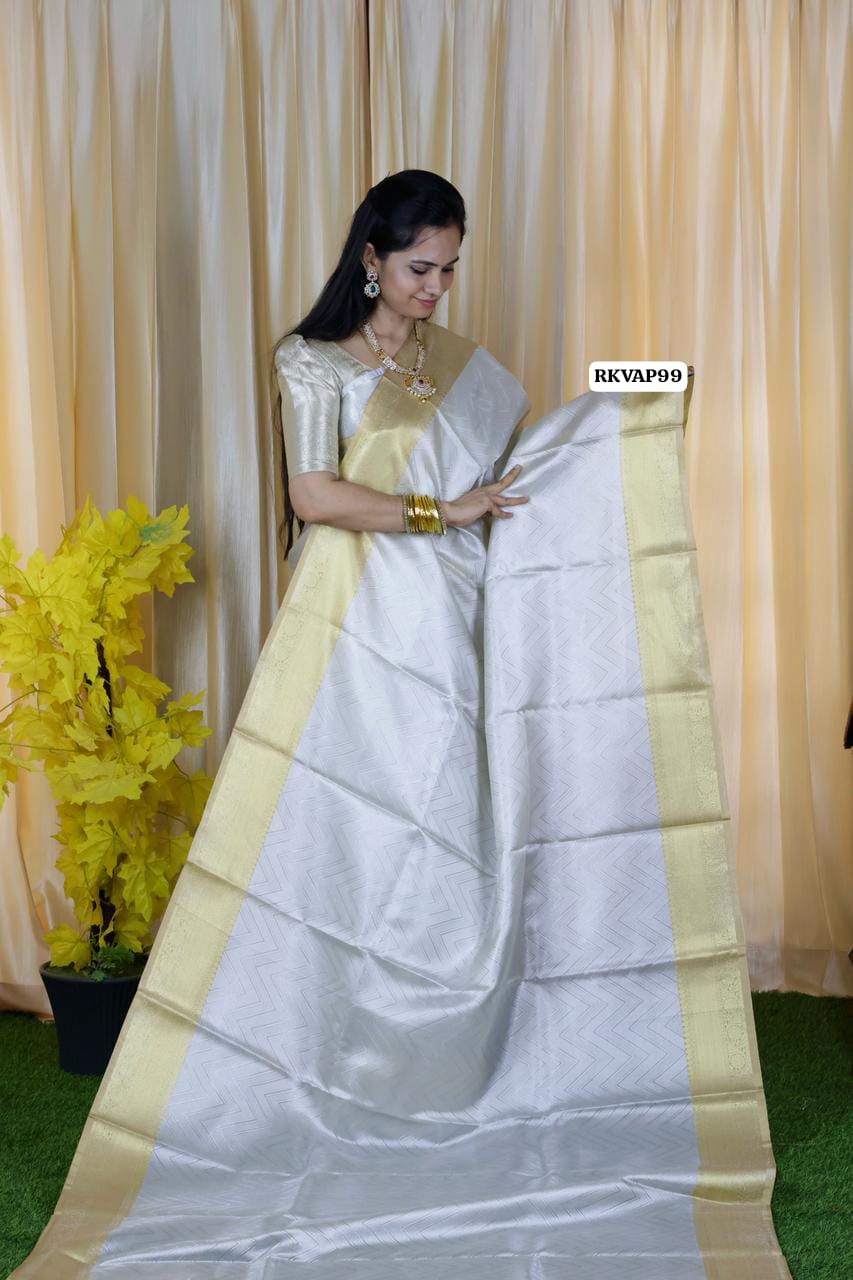 Bridal katan semi soft tissue saree at just Rs.999 ❌