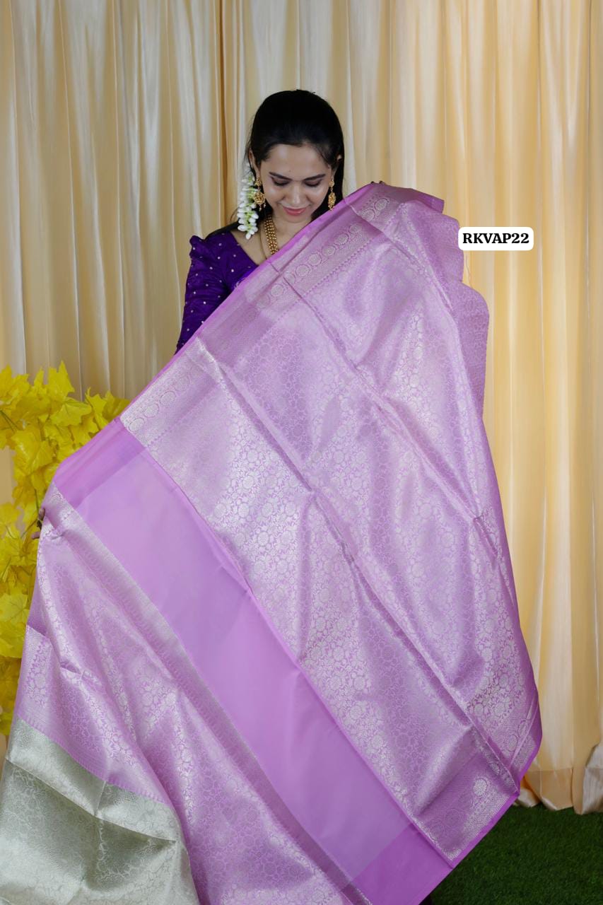 Bridal katan semi tissue silk saree .🥳