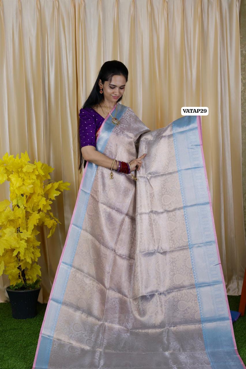 Katan semi silk saree 🥳