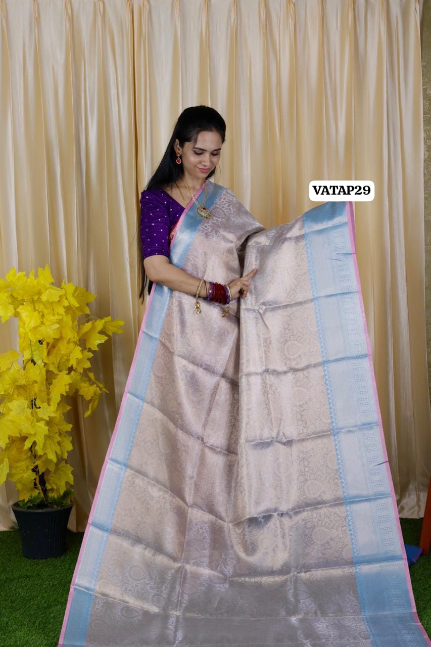 Katan semi silk saree 🥳