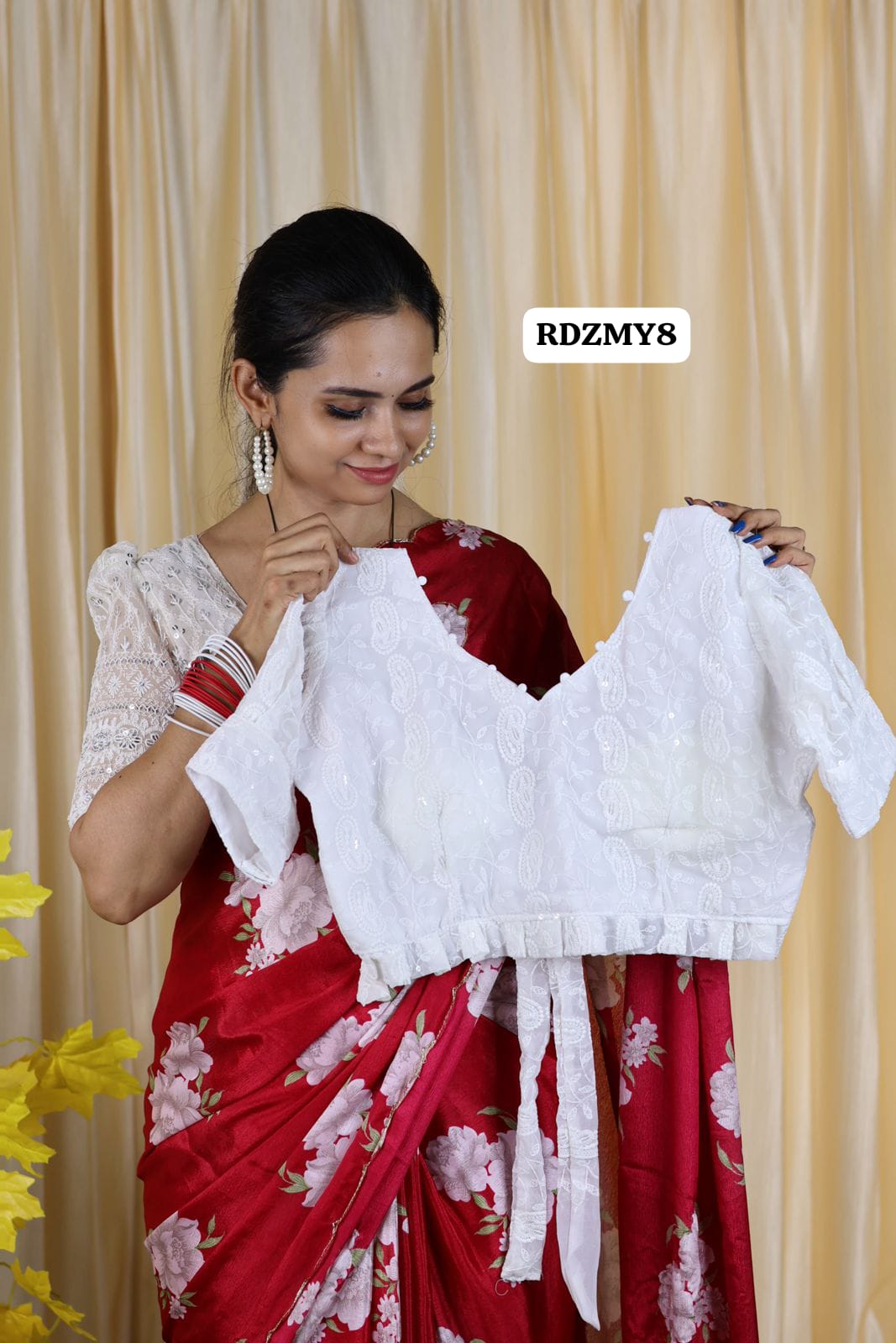 Hand work Chinnon silk sarees.š„³