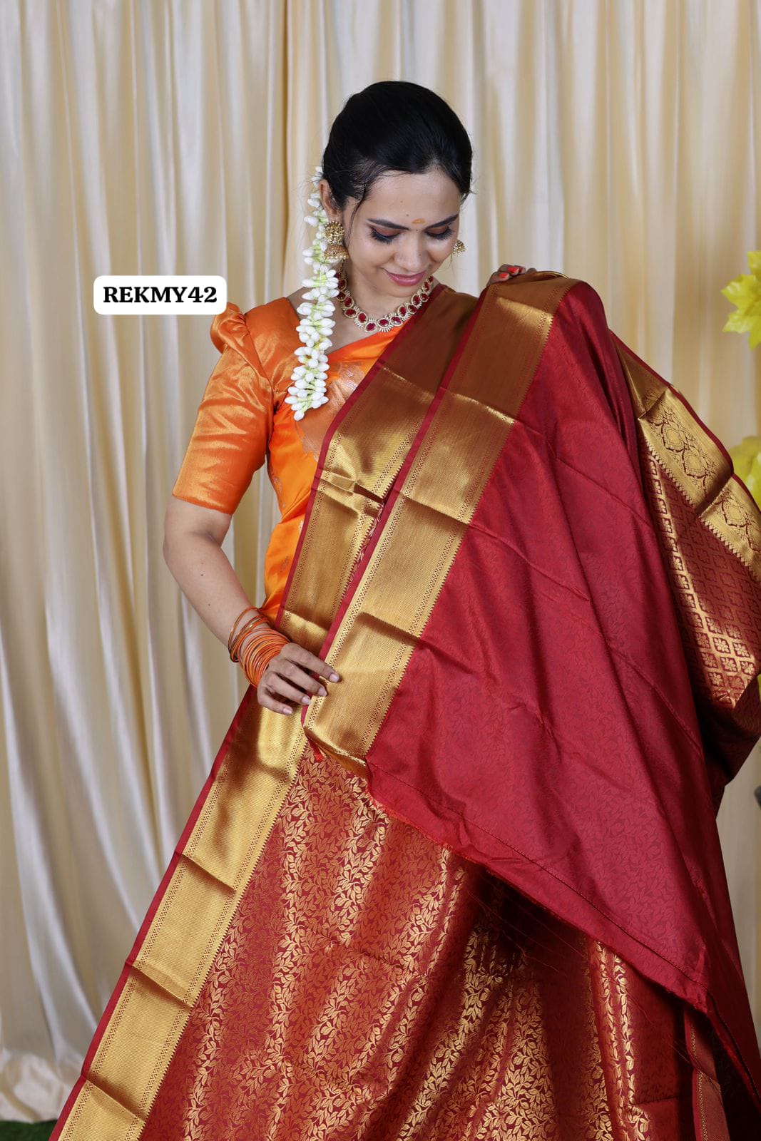 Bridal semi soft silk saree š„³