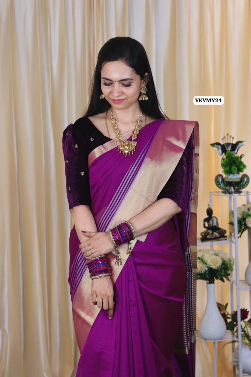 Semi soft katan raveena tandon inspired saree 🥳