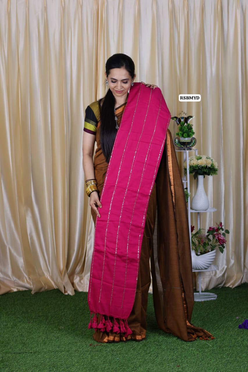 Mul mul cotton saree 🥳 Without Blouse