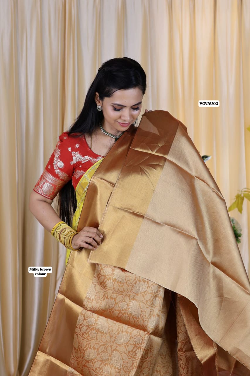 Nita ambani saree milky brown colour 🥳