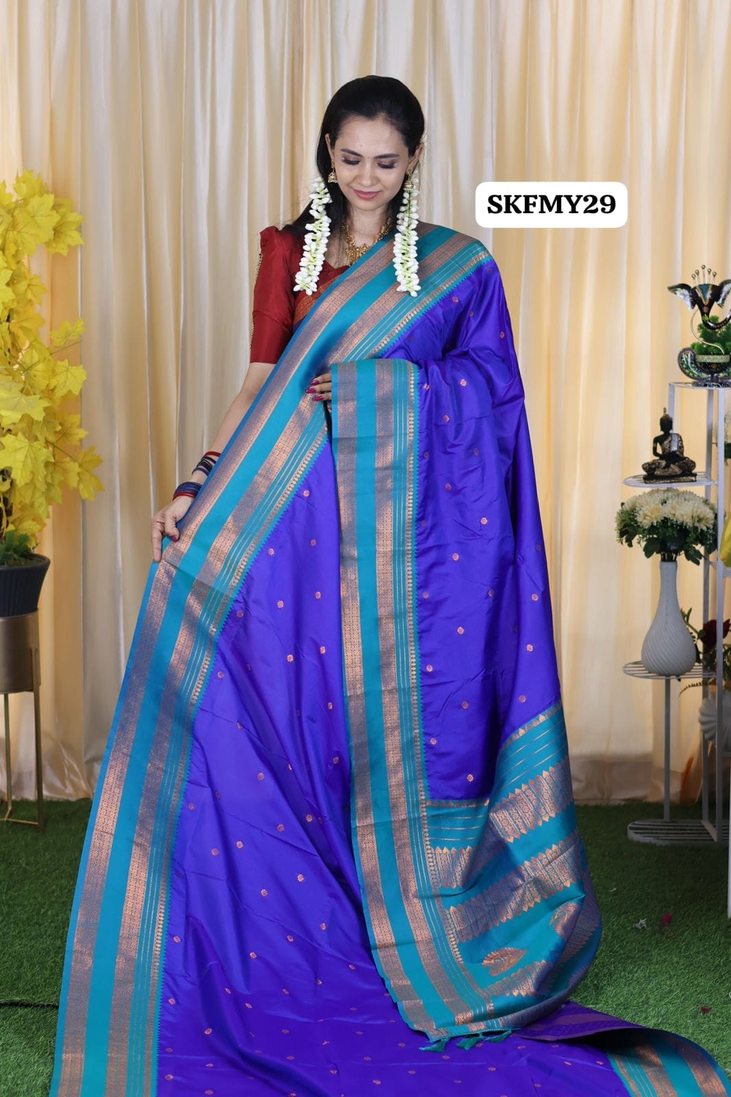 Kanchi semi soft silk saree 😍