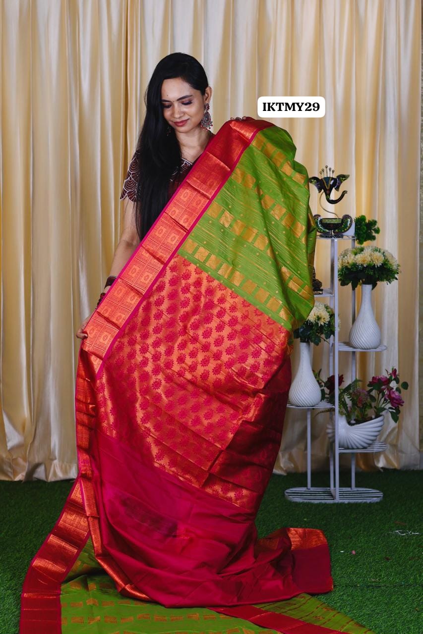 Kanchi semi silk saree ❌