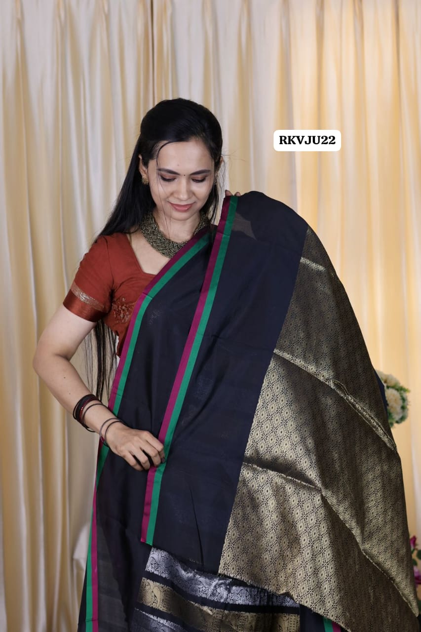 Nita Ambani inspired semi katan soft silk saree 🥳