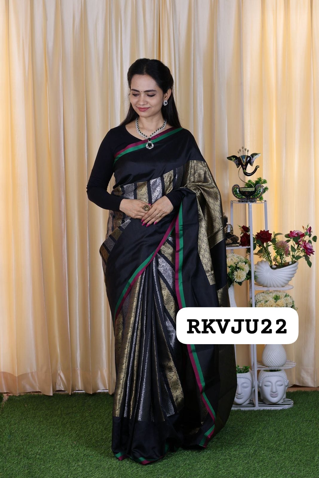 Nita Ambani inspired semi katan soft silk saree 🥳