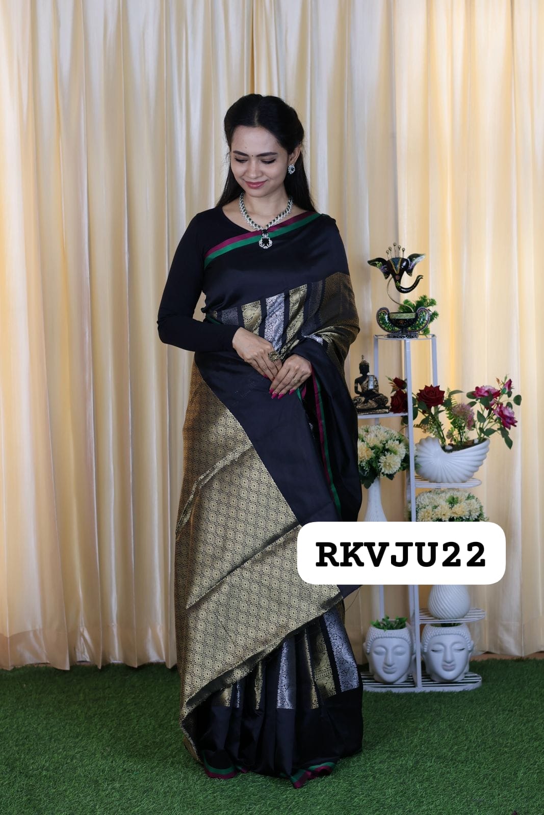 Nita Ambani inspired semi katan soft silk saree 🥳