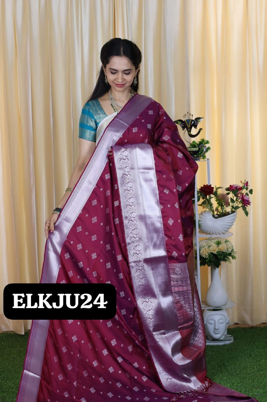 Semi soft silk saree 🥳
