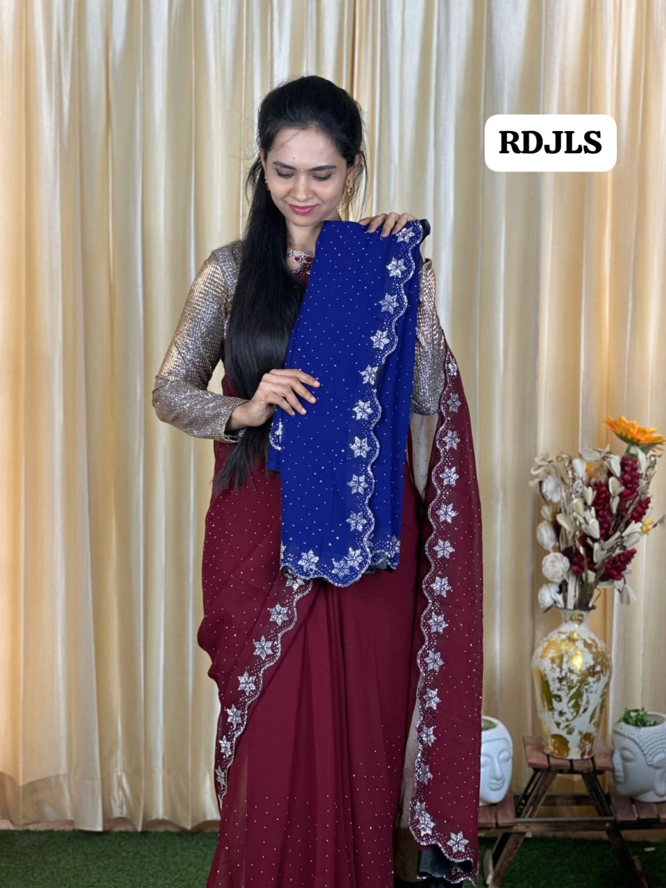 Party wear designer saree prebook ❌