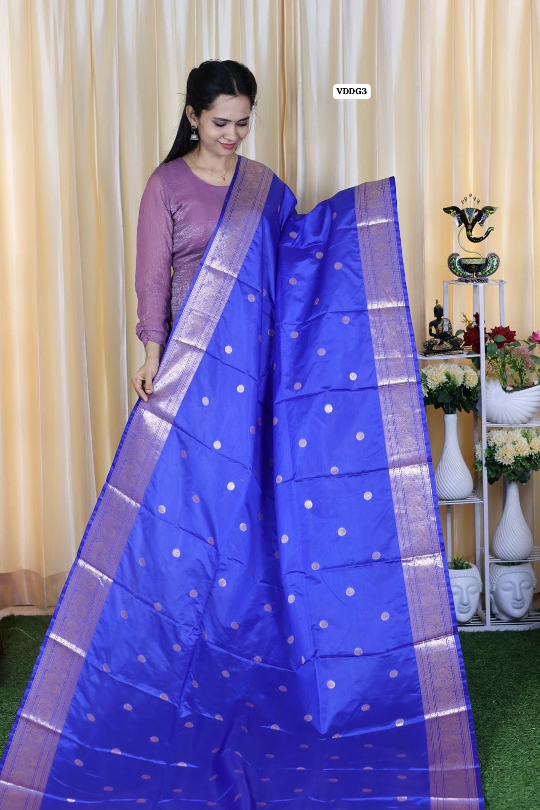 DD Inspired soft silk saree 🥳