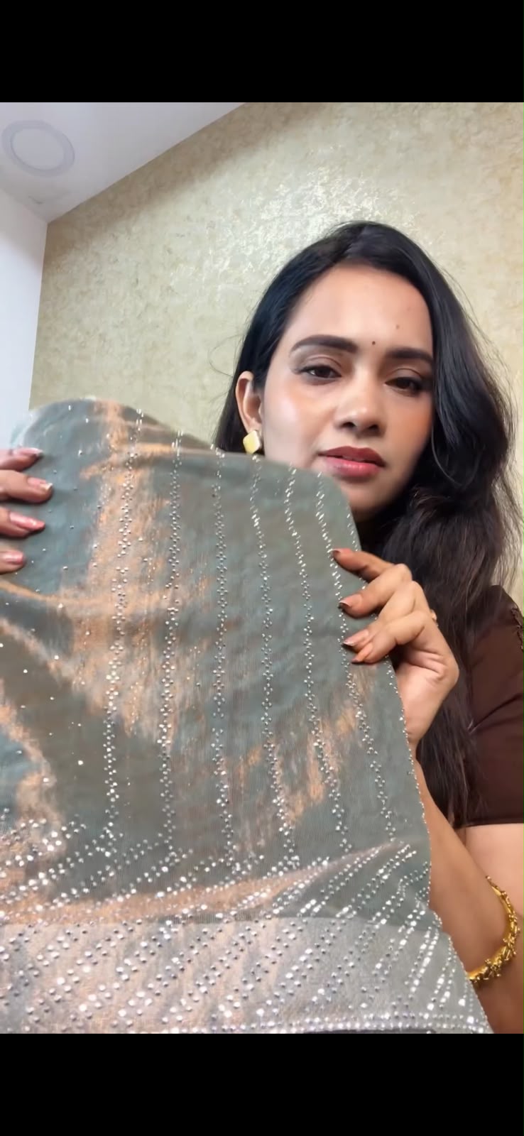 Designer saree with work at affordable price😍Ⓜ️ offer
