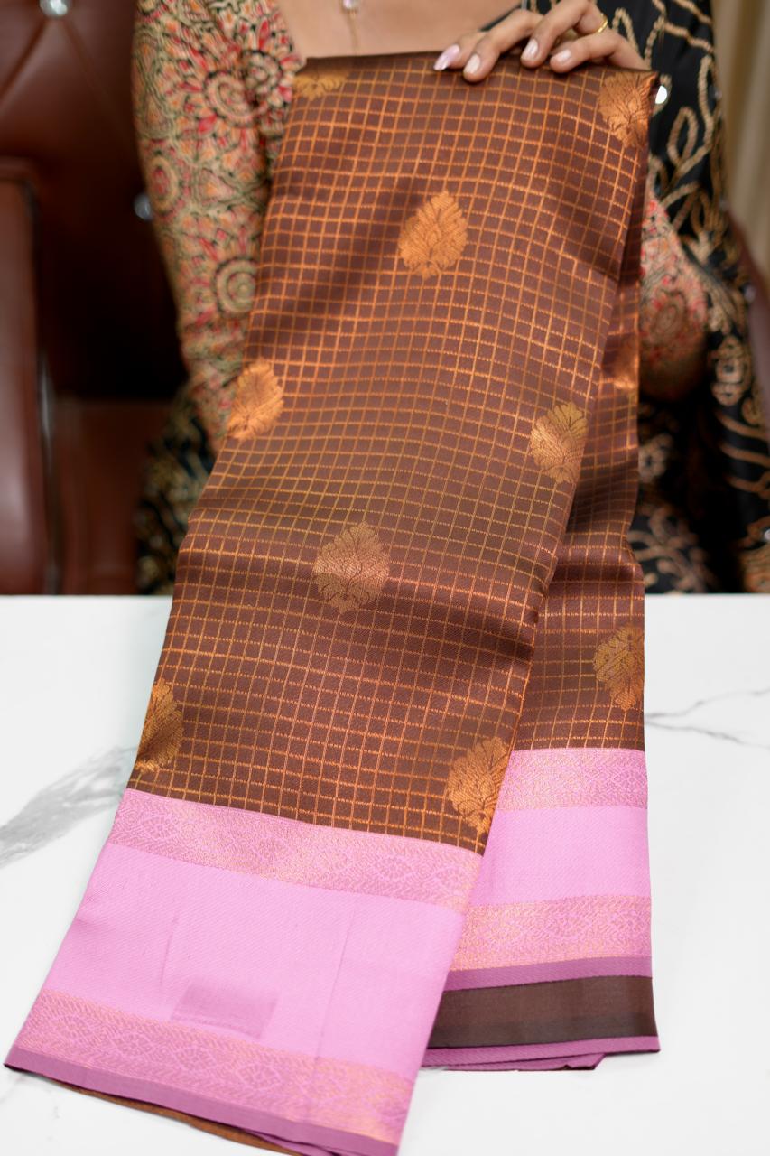 Semi silk saree🥰😎📚