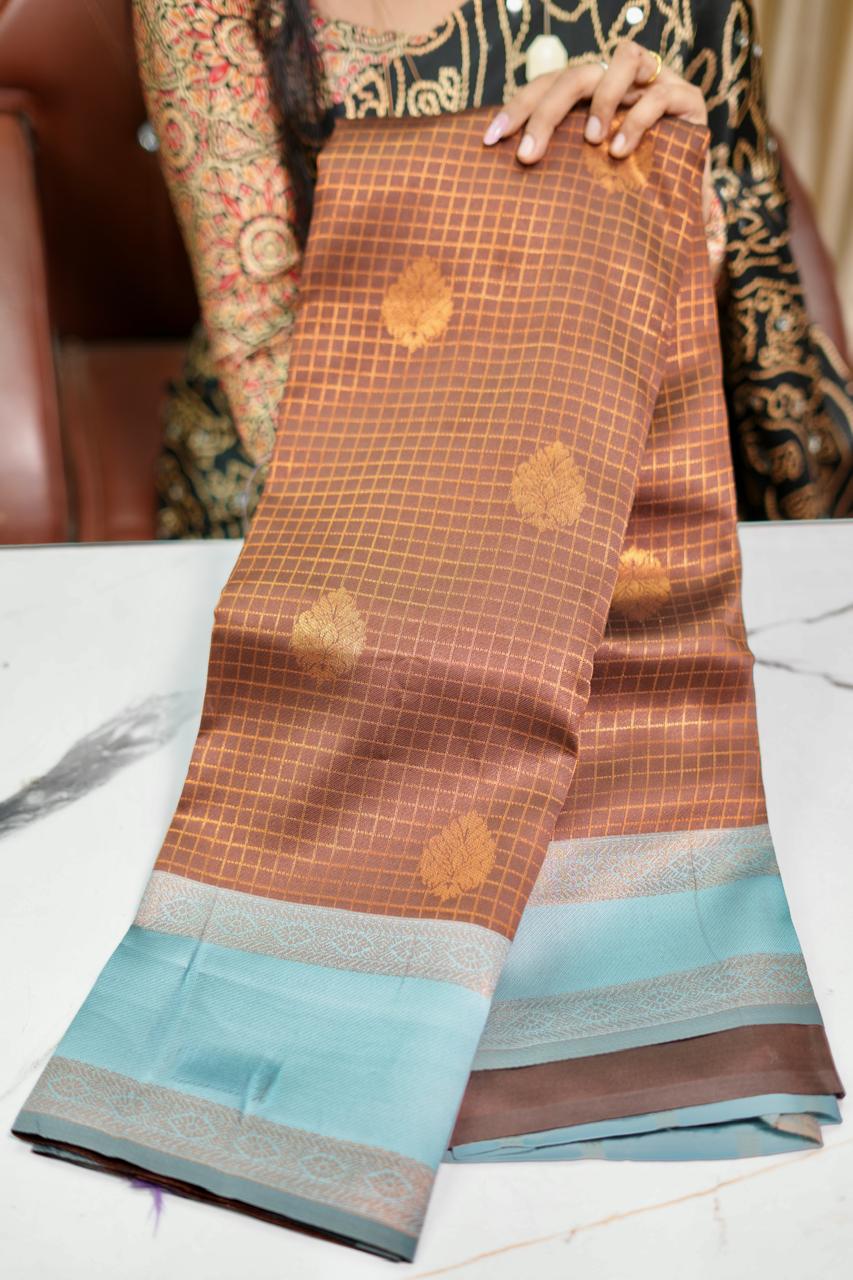 Semi silk saree🥰😎📚