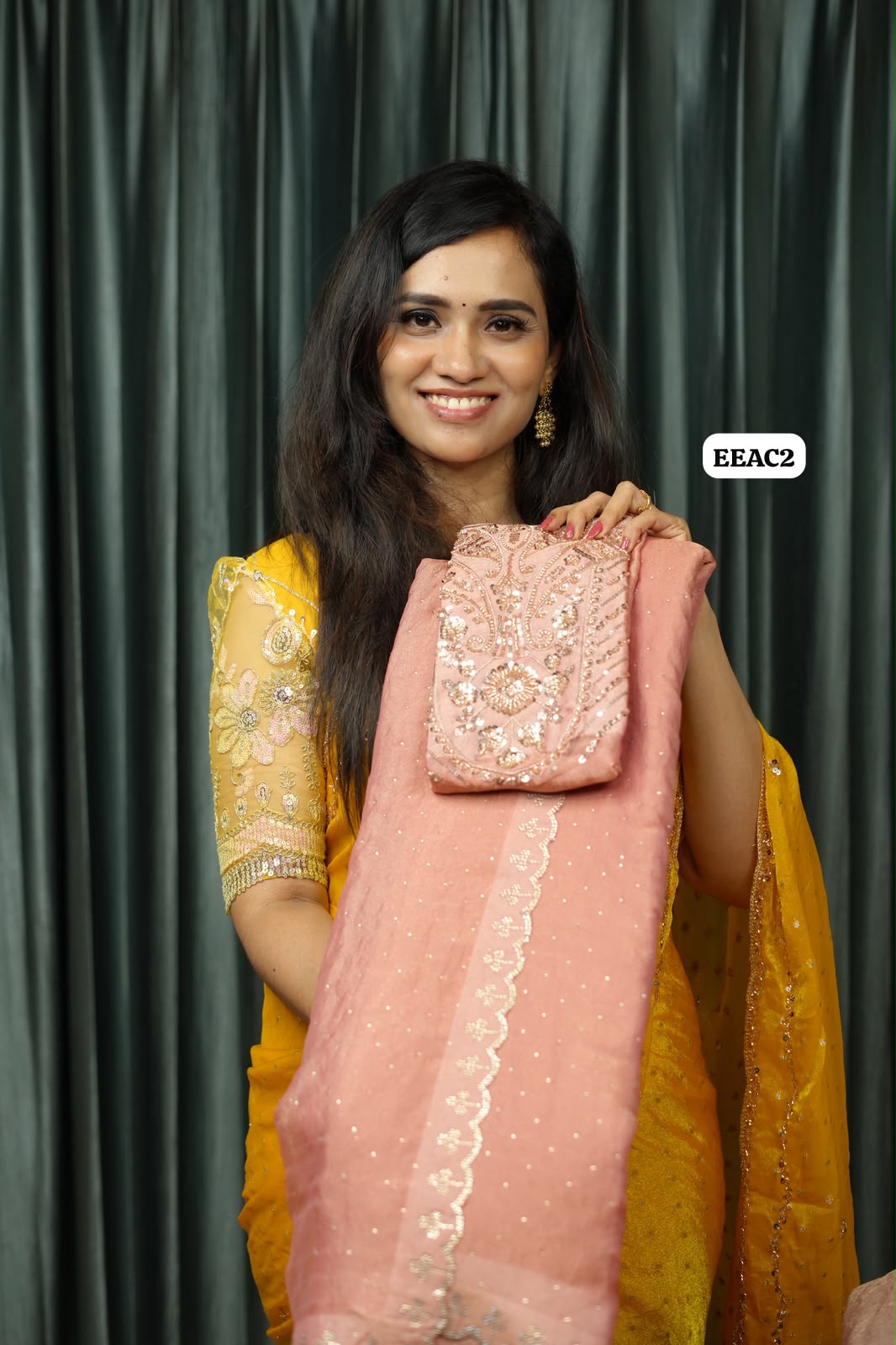 Space silk saree with jarkhand diamond work πππ