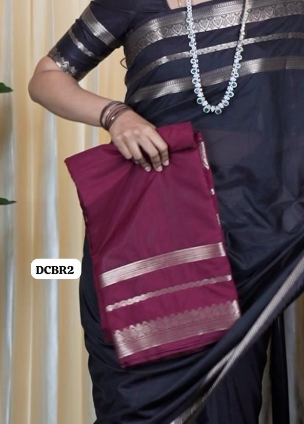 Semi Mysore silk saree.🥳