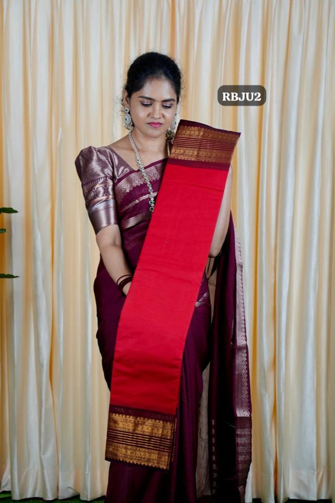 Premium Chettinad Cotton sarees.with running blouseš¤ā