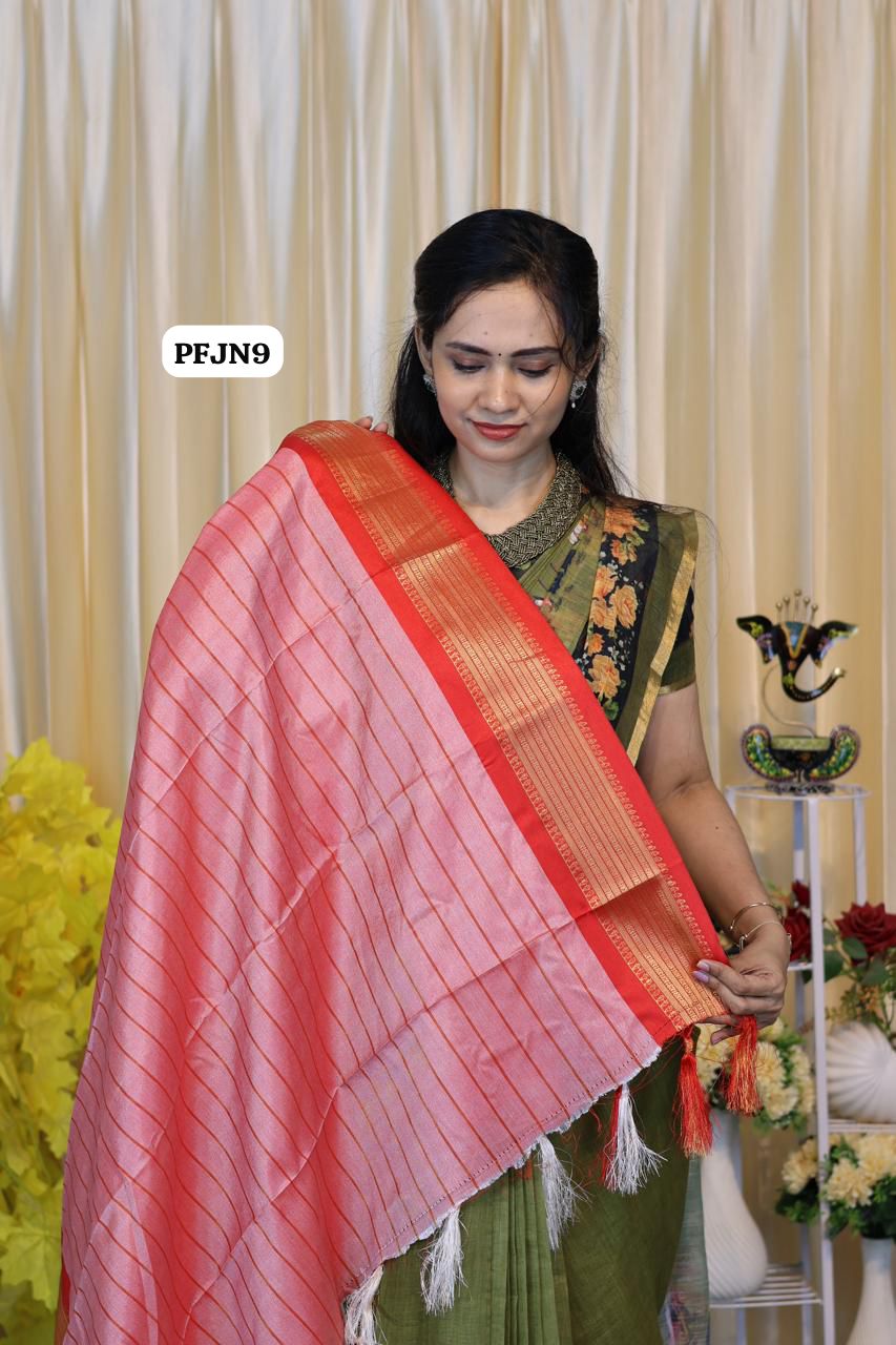 Budget friendly semi soft silk saree 😍😎📚