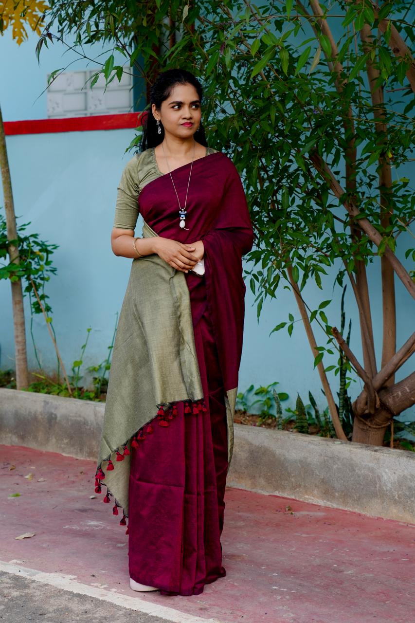 Premium handloom kadhi cottonš„³