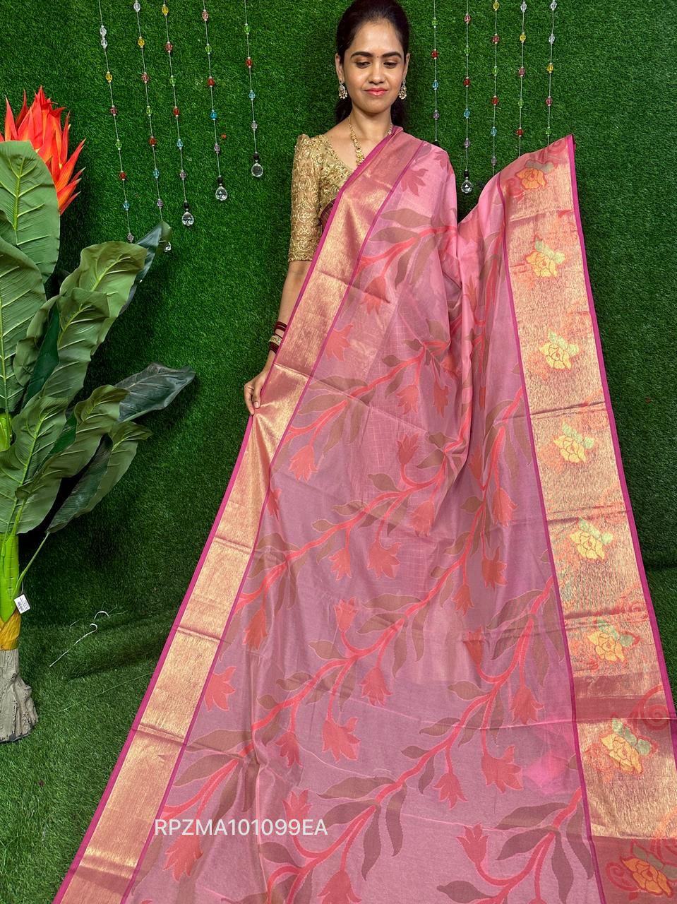 Poachampally sarees with floral woven sarees YYY