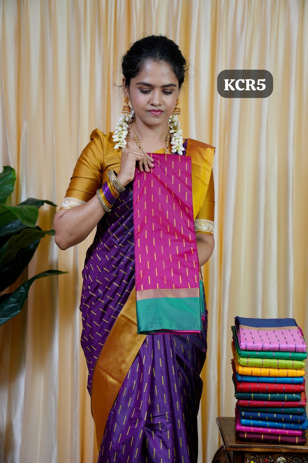 Budget Friendly Soft silk sarees🥰😎🥳Rani pink with Rama Green