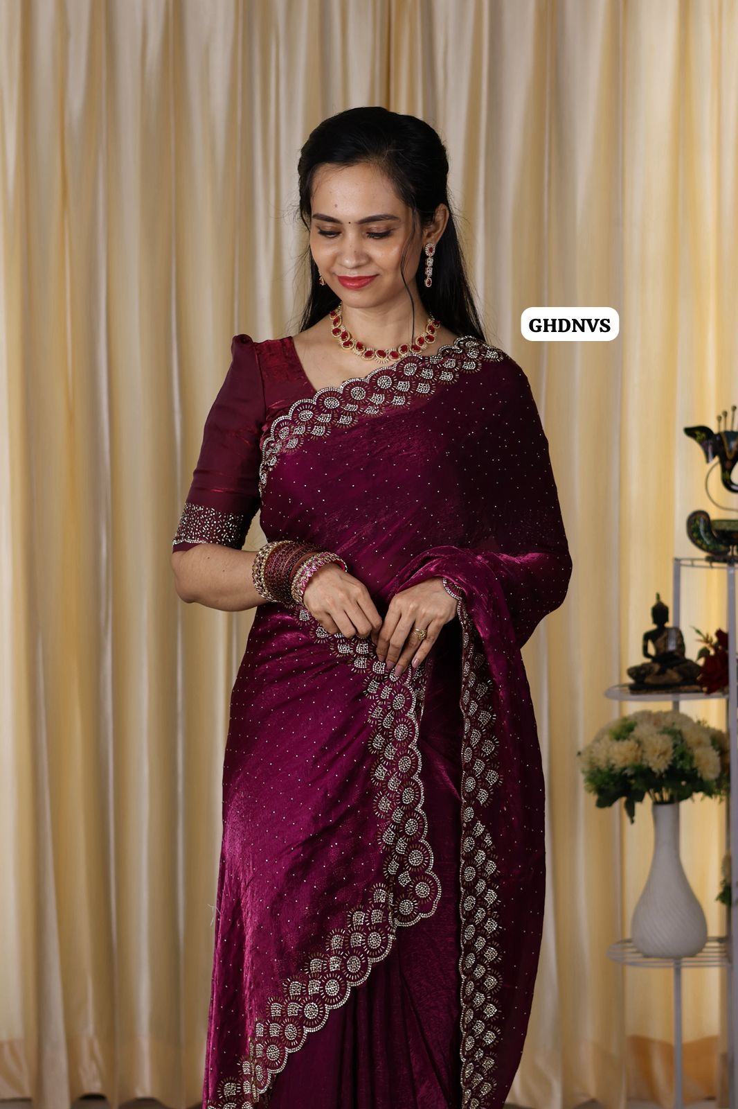 Christmas special Premium quality heavy jarkhand work with cutwork border🥳