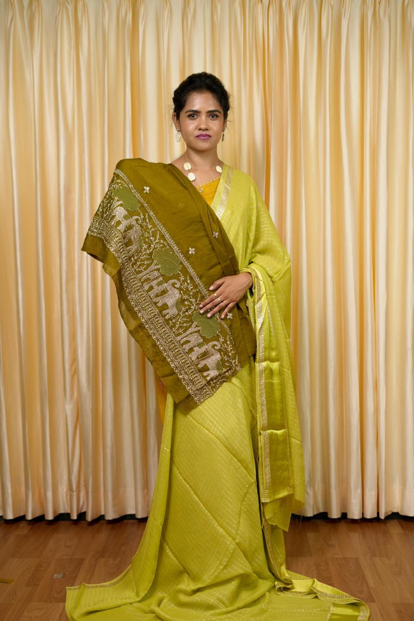 Geogratte saree