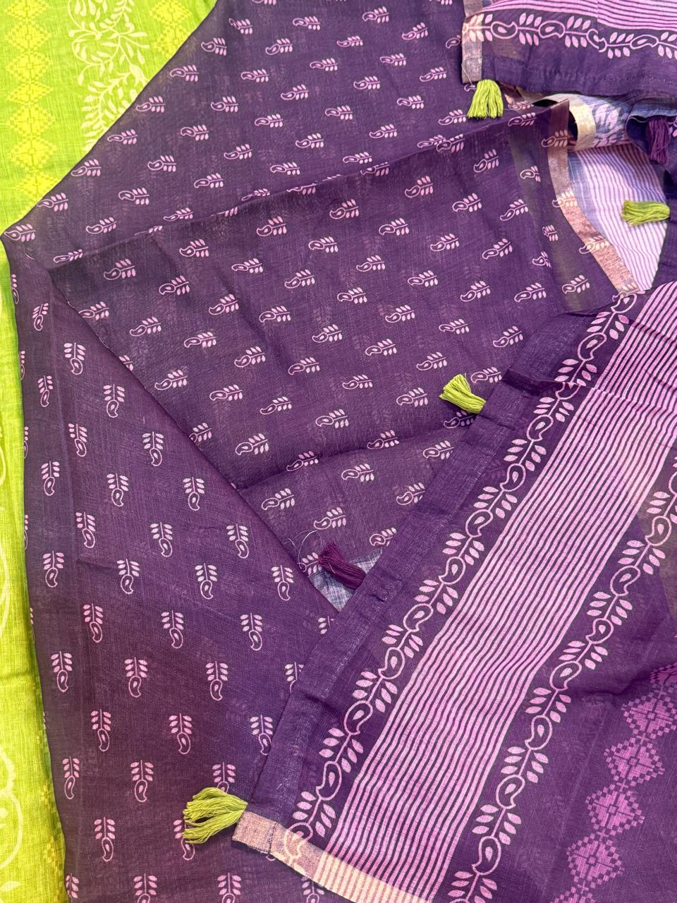 Linen cotton saree πππ