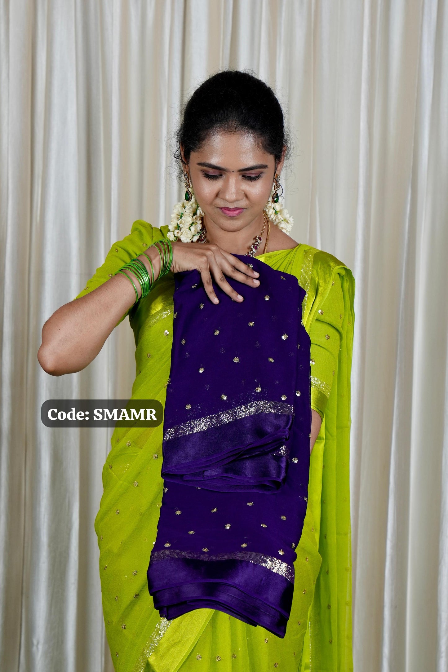 Pure georgette with chumky works 🥳Dispatch time 8-10 days