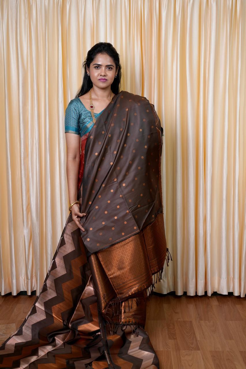 Semi silk saree🥰📚