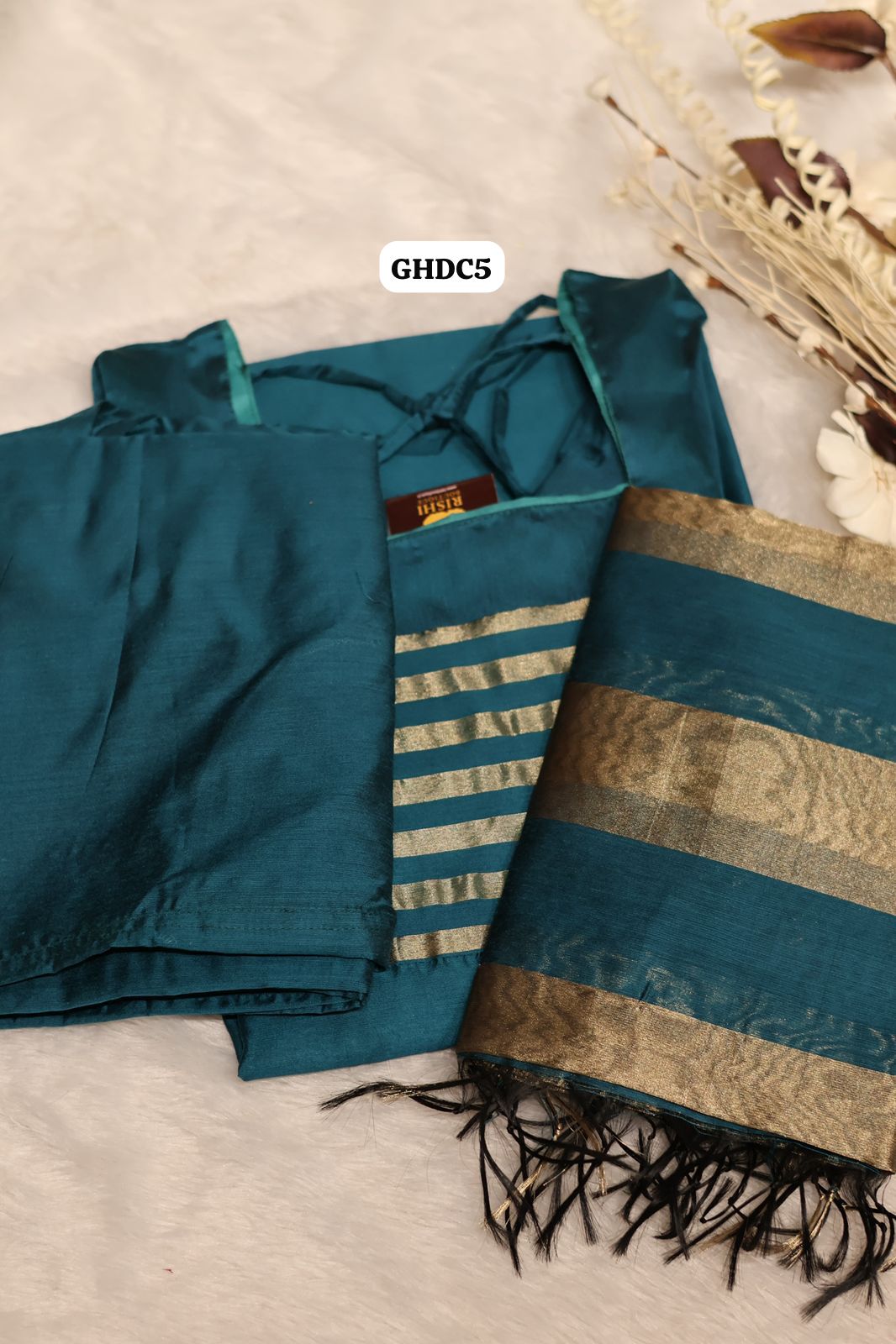 Traditional silk cotton 3piece set salwar😍🥳(unstitched)