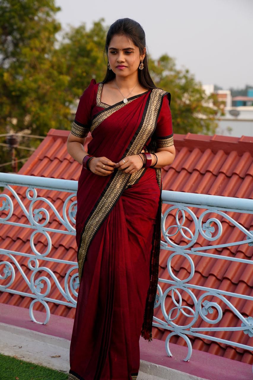 Narayanpet Silk Cotton saree🥰😎📚