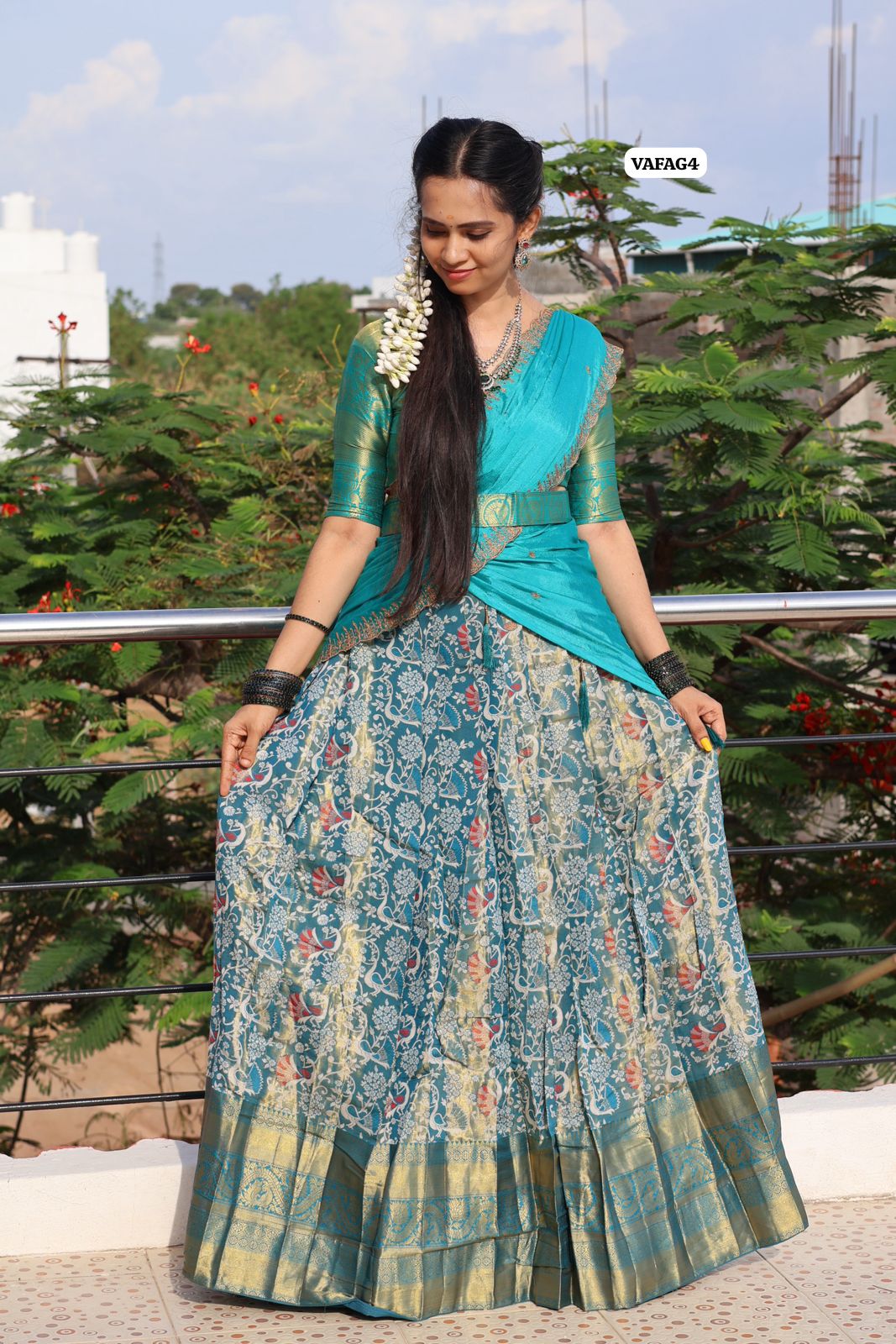 Kanchi semi silk Lehanga😍🥳