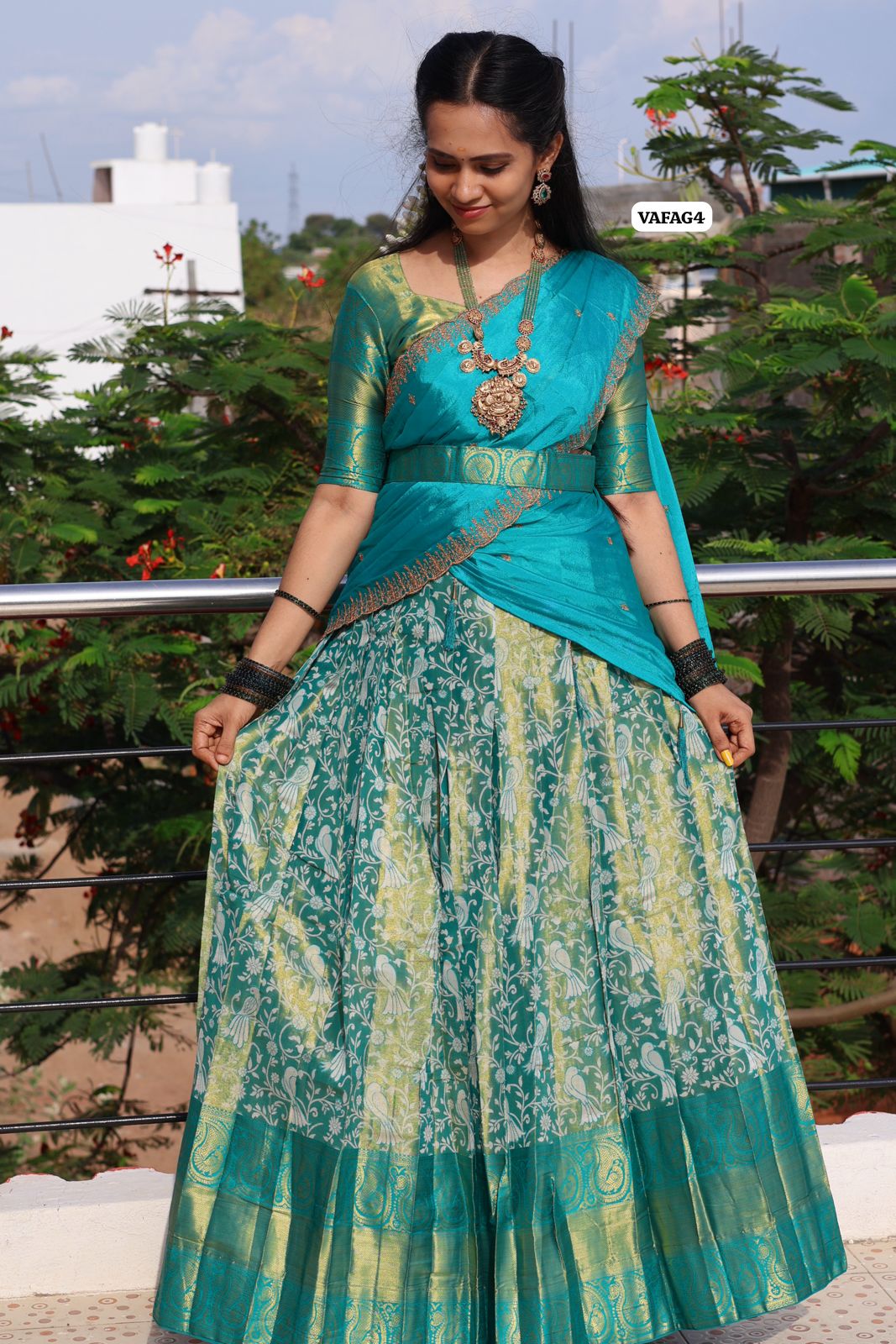Kanchi semi silk Lehangaš„³